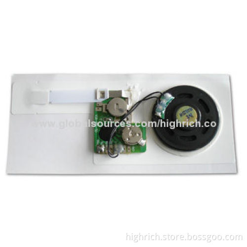 OTP Sound Module with Speaker and Voice Chip, Suitable for Paper Card